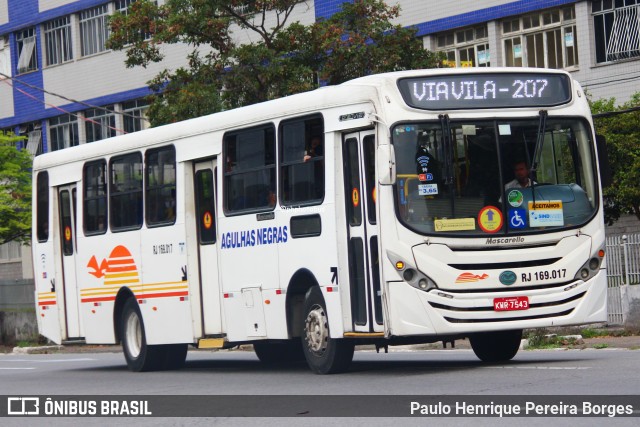Viação Agulhas Negras RJ 169.017 na cidade de Volta Redonda, Rio de Janeiro, Brasil, por Paulo Henrique Pereira Borges. Número da foto: #12493881.
