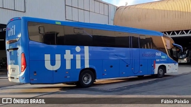 UTIL - União Transporte Interestadual de Luxo 9618 na cidade de Rio de Janeiro, Rio de Janeiro, Brasil, por Fábio Paixão. Número da foto: #12492462.