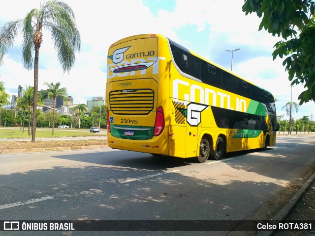 Empresa Gontijo de Transportes 23045 na cidade de Ipatinga, Minas Gerais, Brasil, por Celso ROTA381. Número da foto: #12492927.