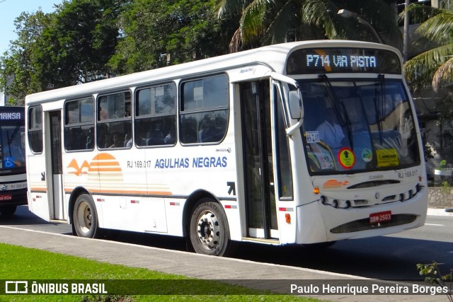 Viação Agulhas Negras RJ 169.017 na cidade de Volta Redonda, Rio de Janeiro, Brasil, por Paulo Henrique Pereira Borges. Número da foto: #12493872.
