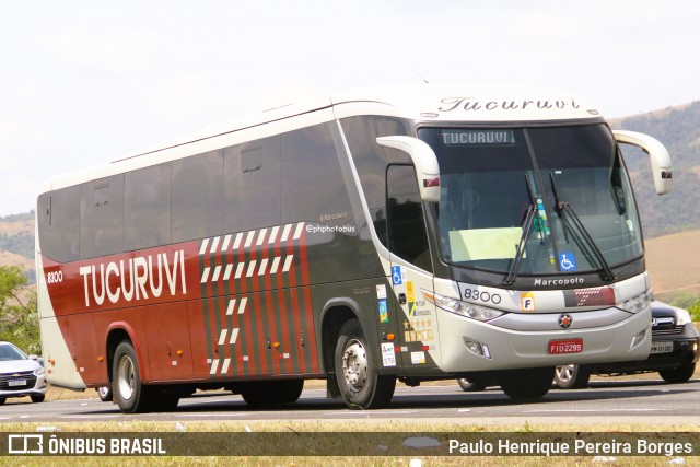 Tucuruvi Transportes e Turismo 8300 na cidade de Roseira, São Paulo, Brasil, por Paulo Henrique Pereira Borges. Número da foto: #12493926.