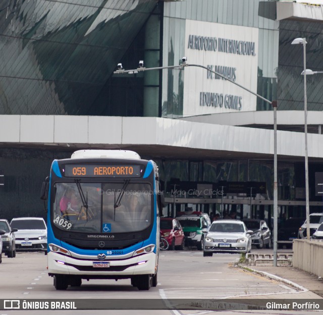 Viação São Pedro 0324001 na cidade de Manaus, Amazonas, Brasil, por Gilmar Porfírio. Número da foto: #12494842.