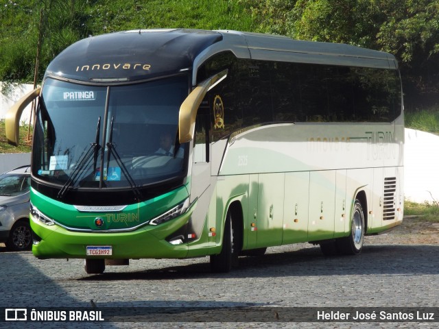 Turin Transportes 2525 na cidade de Ouro Preto, Minas Gerais, Brasil, por Helder José Santos Luz. Número da foto: #12493509.