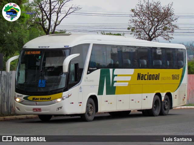 Viação Nacional 18605 na cidade de Brasília, Distrito Federal, Brasil, por Luis Santana. Número da foto: #12492435.