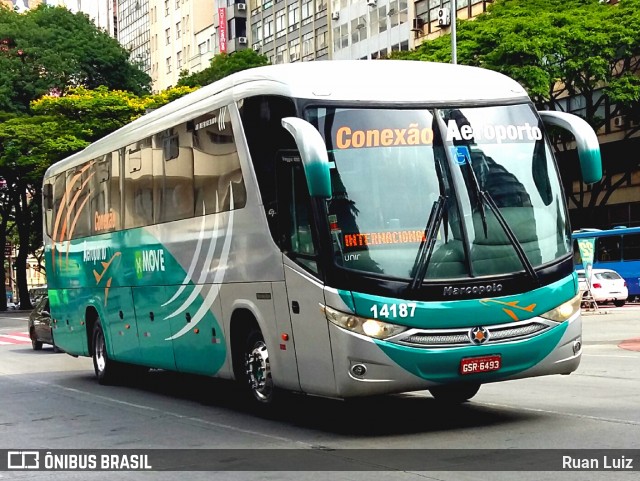 Expresso Unir 14187 na cidade de Belo Horizonte, Minas Gerais, Brasil, por Ruan Luiz. Número da foto: #12493053.