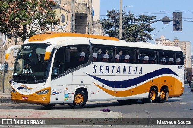Viação Sertaneja 20191 na cidade de Belo Horizonte, Minas Gerais, Brasil, por Matheus Souza. Número da foto: #12494821.