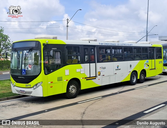 Itajaí Transportes Coletivos 2070 na cidade de Campinas, São Paulo, Brasil, por Danilo Augusto. Número da foto: #12492876.