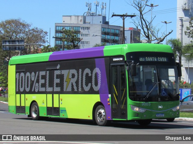 Nortran Transportes Coletivos 9003 na cidade de Porto Alegre, Rio Grande do Sul, Brasil, por Shayan Lee. Número da foto: #12492850.