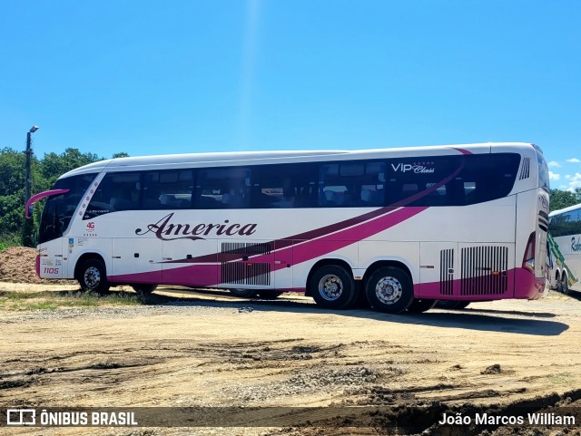América Turismo 1105 na cidade de Aparecida, São Paulo, Brasil, por João Marcos William. Número da foto: #12493309.
