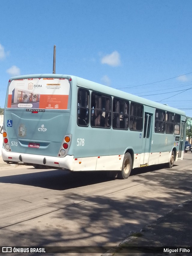 Viação Nossa Senhora Conquistadora 578 na cidade de Pelotas, Rio Grande do Sul, Brasil, por Miguel Filho. Número da foto: #12494831.