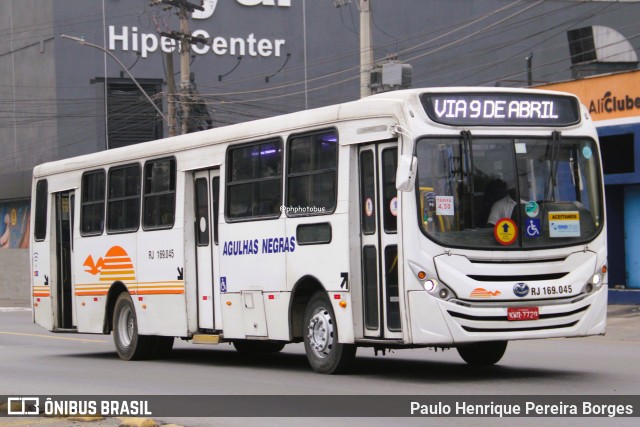 Viação Agulhas Negras RJ 169.045 na cidade de Volta Redonda, Rio de Janeiro, Brasil, por Paulo Henrique Pereira Borges. Número da foto: #12493869.