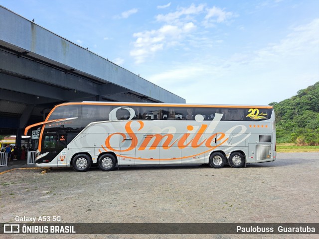 Smile Transportes e Turismo 121 na cidade de Guaratuba, Paraná, Brasil, por Paulobuss  Guaratuba. Número da foto: #12493069.