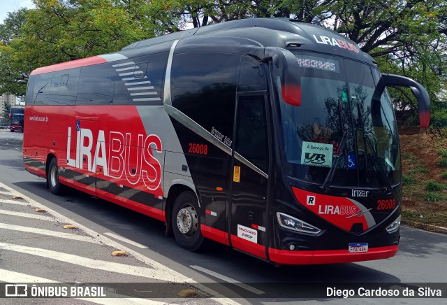 Lirabus 26008 na cidade de Campinas, São Paulo, Brasil, por Diego Cardoso da Silva. Número da foto: #12492854.