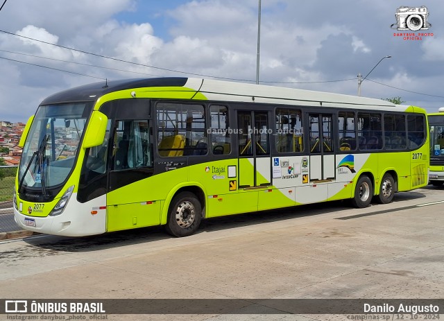 Itajaí Transportes Coletivos 2077 na cidade de Campinas, São Paulo, Brasil, por Danilo Augusto. Número da foto: #12492920.