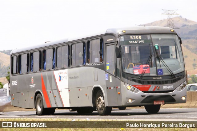 Empresa de Ônibus Pássaro Marron 90405 na cidade de Roseira, São Paulo, Brasil, por Paulo Henrique Pereira Borges. Número da foto: #12493903.