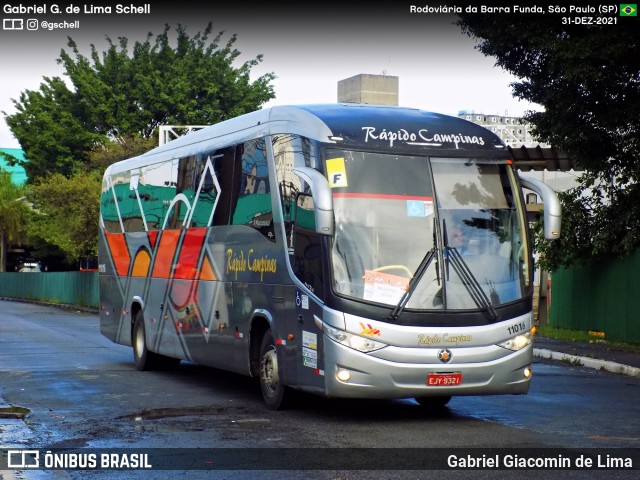 Rápido Campinas 11016 na cidade de São Paulo, São Paulo, Brasil, por Gabriel Giacomin de Lima. Número da foto: #12497282.
