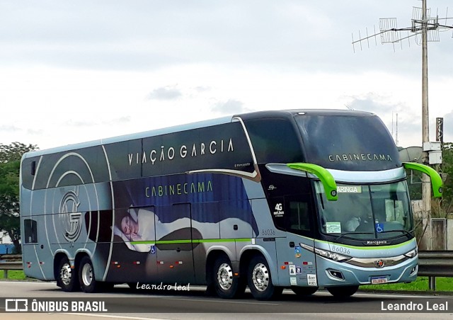 Viação Garcia 86036 na cidade de Queimados, Rio de Janeiro, Brasil, por Leandro Leal. Número da foto: #12495301.