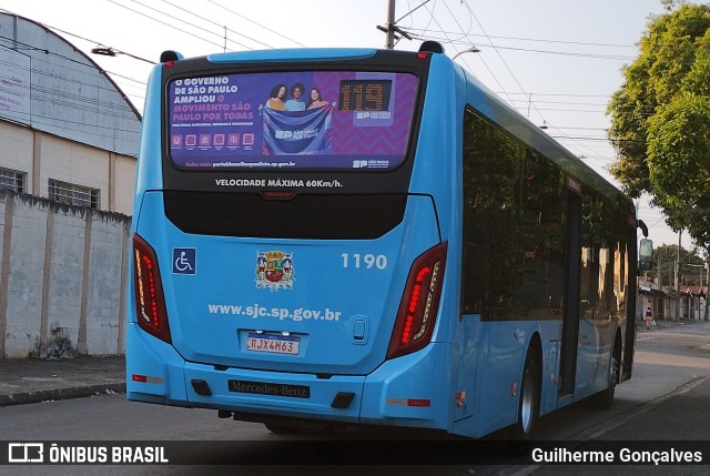 Viação Saens Peña São José dos Campos 1190 na cidade de São José dos Campos, São Paulo, Brasil, por Guilherme Gonçalves. Número da foto: #12495255.