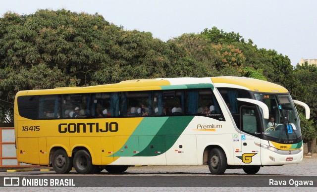 Empresa Gontijo de Transportes 18415 na cidade de Vitória da Conquista, Bahia, Brasil, por Rava Ogawa. Número da foto: #12497485.