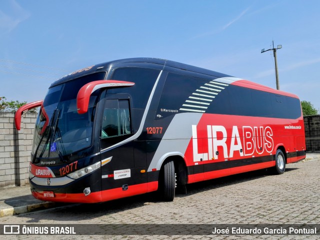 Lirabus 12077 na cidade de Hortolândia, São Paulo, Brasil, por José Eduardo Garcia Pontual. Número da foto: #12496204.