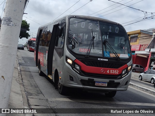 Allibus Transportes 4 5352 na cidade de São Paulo, São Paulo, Brasil, por Rafael Lopes de Oliveira. Número da foto: #12496930.