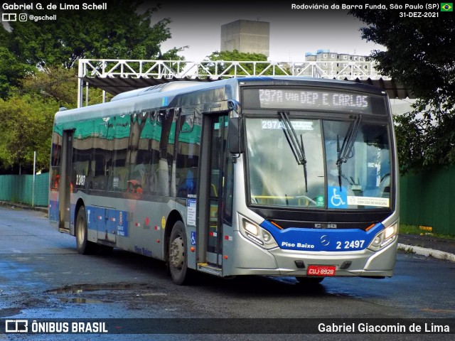 Sambaíba Transportes Urbanos 2 2497 na cidade de São Paulo, São Paulo, Brasil, por Gabriel Giacomin de Lima. Número da foto: #12497286.