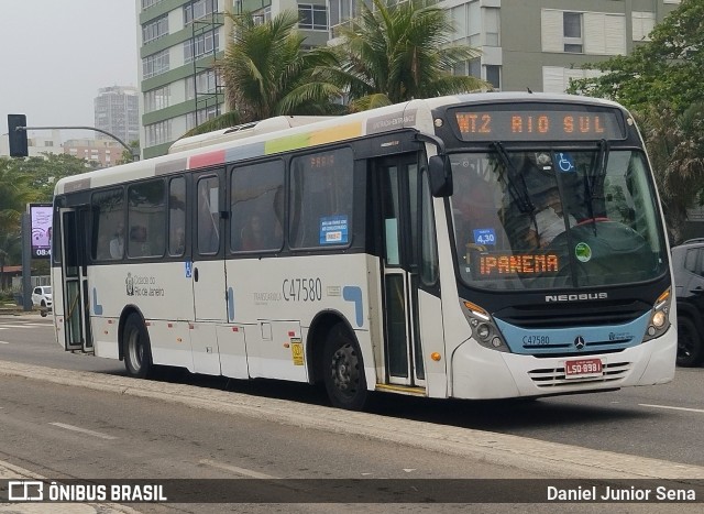 Viação Redentor C47580 na cidade de Rio de Janeiro, Rio de Janeiro, Brasil, por Daniel Junior Sena. Número da foto: #12496537.