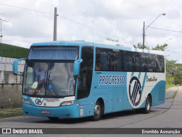 Auto Viação Progresso 6029 na cidade de Recife, Pernambuco, Brasil, por Eronildo Assunção. Número da foto: #12497739.