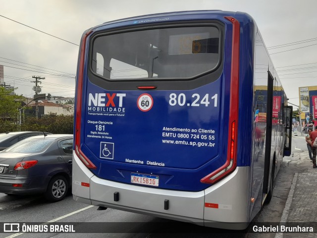 Next Mobilidade - ABC Sistema de Transporte 80.241 na cidade de São Bernardo do Campo, São Paulo, Brasil, por Gabriel Brunhara. Número da foto: #12496881.