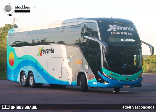 Viação Xavante 22204 na cidade de Barra do Garças, Mato Grosso, Brasil, por Tadeu Vasconcelos. Número da foto: #12496447.