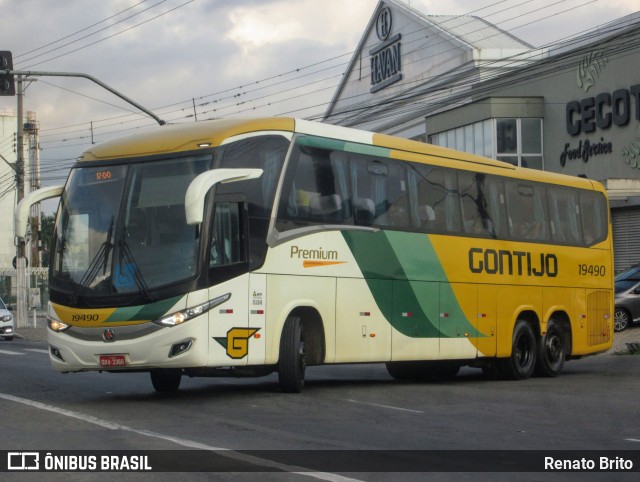 Empresa Gontijo de Transportes 19490 na cidade de Juiz de Fora, Minas Gerais, Brasil, por Renato Brito. Número da foto: #12497355.