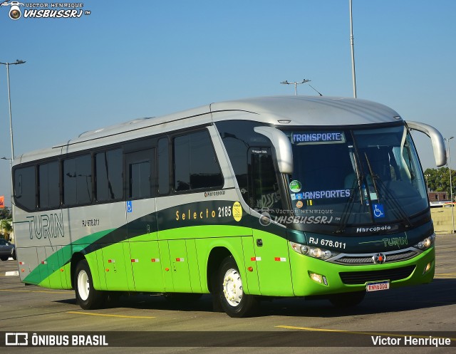 Turin Transportes RJ 678.011 na cidade de Duque de Caxias, Rio de Janeiro, Brasil, por Victor Henrique. Número da foto: #12497014.