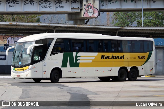 Viação Nacional 18595 na cidade de Rio de Janeiro, Rio de Janeiro, Brasil, por Lucas Oliveira. Número da foto: #12496443.