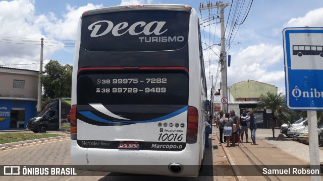 Deca Turismo 10016 na cidade de Brasília de Minas, Minas Gerais, Brasil, por Samuel Robson. Número da foto: #12496486.