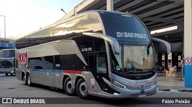 Auto Viação 1001 RJ 108.298 na cidade de Rio de Janeiro, Rio de Janeiro, Brasil, por Fábio Paixão. Número da foto: #12495041.