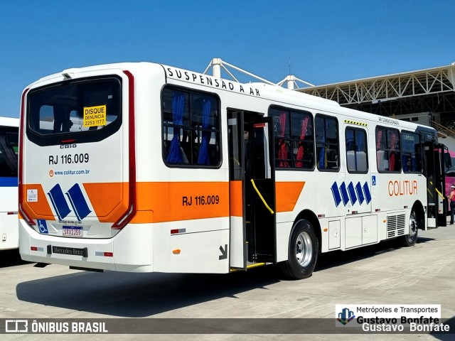Colitur Transportes Rodoviários RJ 116.009 na cidade de Duque de Caxias, Rio de Janeiro, Brasil, por Gustavo  Bonfate. Número da foto: #12455029.