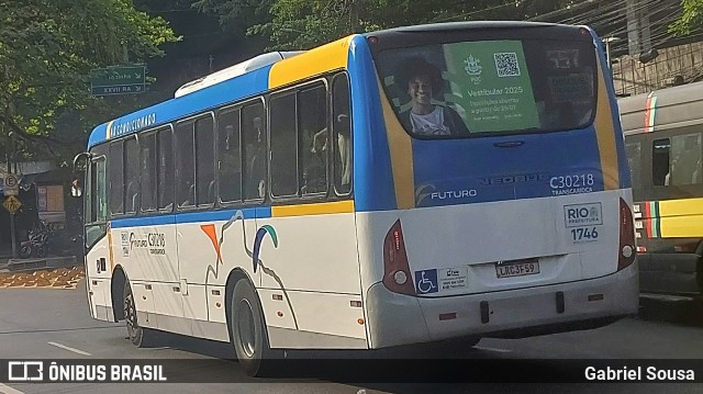 Transportes Futuro C30218 na cidade de Rio de Janeiro, Rio de Janeiro, Brasil, por Gabriel Sousa. Número da foto: #12454518.