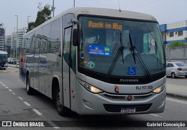 Coesa Transportes RJ 117.159 na cidade de Rio de Janeiro, Rio de Janeiro, Brasil, por Gabriel Conceição. Número da foto: #12453624.