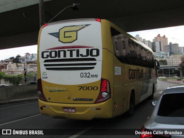 Empresa Gontijo de Transportes 0321010 na cidade de Belo Horizonte, Minas Gerais, Brasil, por Douglas Célio Brandao. Número da foto: #12454434.