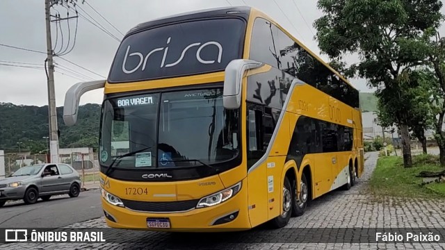 Brisa Ônibus 17204 na cidade de Juiz de Fora, Minas Gerais, Brasil, por Fábio Paixão. Número da foto: #12453709.