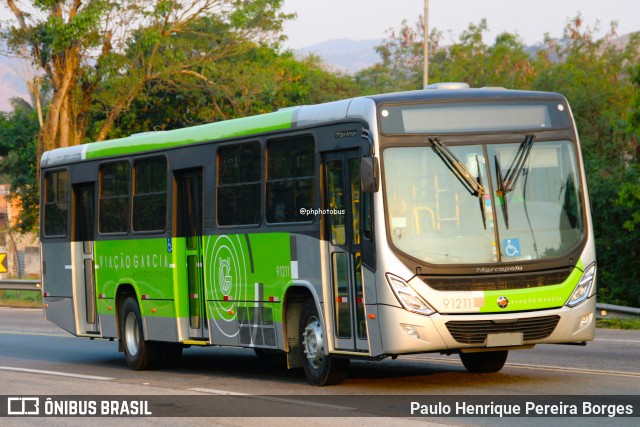 Viação Garcia 91211 na cidade de Barra do Piraí, Rio de Janeiro, Brasil, por Paulo Henrique Pereira Borges. Número da foto: #12455801.