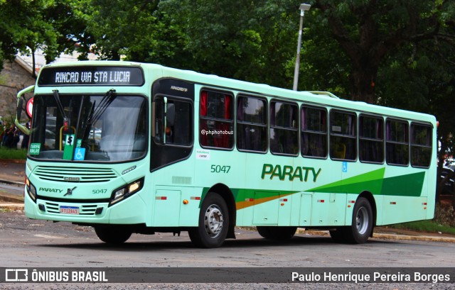 Viação Paraty 5047 na cidade de Araraquara, São Paulo, Brasil, por Paulo Henrique Pereira Borges. Número da foto: #12455560.