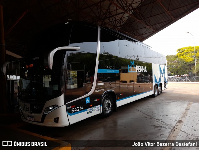 Empresa de Ônibus Nossa Senhora da Penha 64214 na cidade de Maringá, Paraná, Brasil, por João Vitor Bezerra Destefani. Número da foto: #12455516.