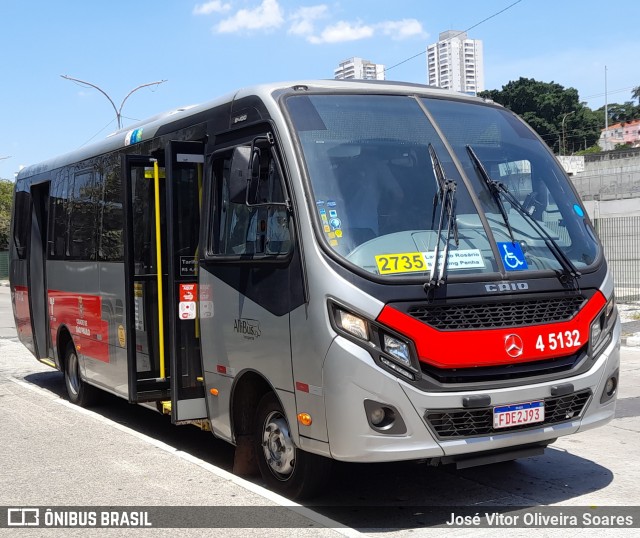 Allibus Transportes 4 5132 na cidade de São Paulo, São Paulo, Brasil, por José Vitor Oliveira Soares. Número da foto: #12453368.