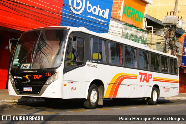 TAP Turismo e Fretamento 015 na cidade de Barra do Piraí, Rio de Janeiro, Brasil, por Paulo Henrique Pereira Borges. Número da foto: #12455759.