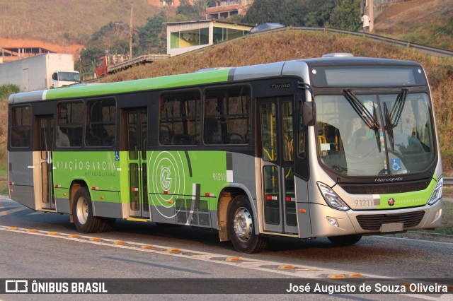 Viação Garcia 91211 na cidade de Barra do Piraí, Rio de Janeiro, Brasil, por José Augusto de Souza Oliveira. Número da foto: #12455568.
