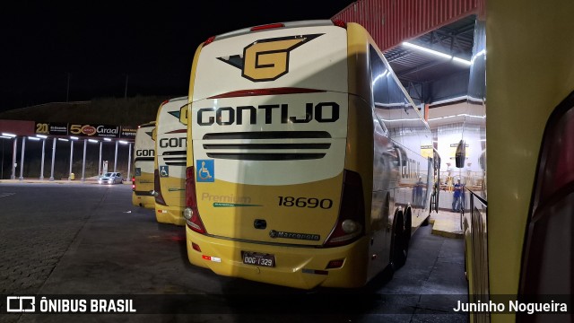 Empresa Gontijo de Transportes 18690 na cidade de João Monlevade, Minas Gerais, Brasil, por Juninho Nogueira. Número da foto: #12454624.