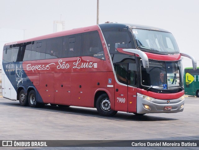 Expresso São Luiz 7900 na cidade de Goiânia, Goiás, Brasil, por Carlos Daniel Moreira Batista. Número da foto: #12455768.