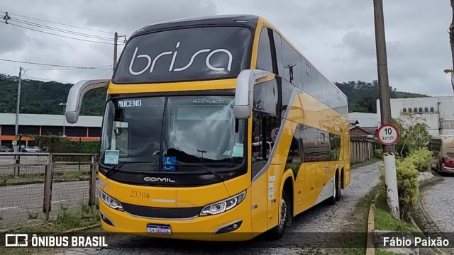 Brisa Ônibus 23304 na cidade de Juiz de Fora, Minas Gerais, Brasil, por Fábio Paixão. Número da foto: #12453708.