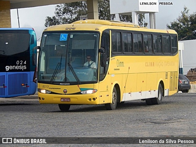 Viação Itapemirim 8513 na cidade de Caruaru, Pernambuco, Brasil, por Lenilson da Silva Pessoa. Número da foto: #12454925.
